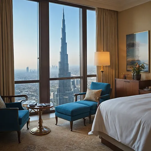 إقامة فاخرة في فنادق قريبة من برج خليفة: دليلك لتجربة لا تضاهى