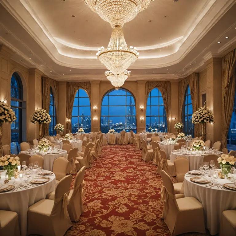 أفضل فنادق فاخرة للحفلات في دبي: تجربة لا تُضاهى للزفاف والاحتفالات