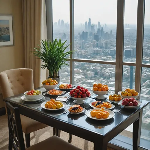 تجربة الإقامة في فنادق فاخرة مع وجبة إفطار مجانية في الإمارات: رفاهية تبدأ مع أول الصباح